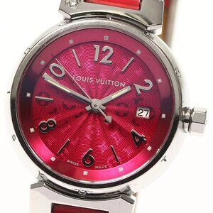 LOUIS VUITTON Tambour Hologram Rug Diamond Quartz Ladies Watch
